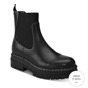 Marc fisher Patrick lug sole booties